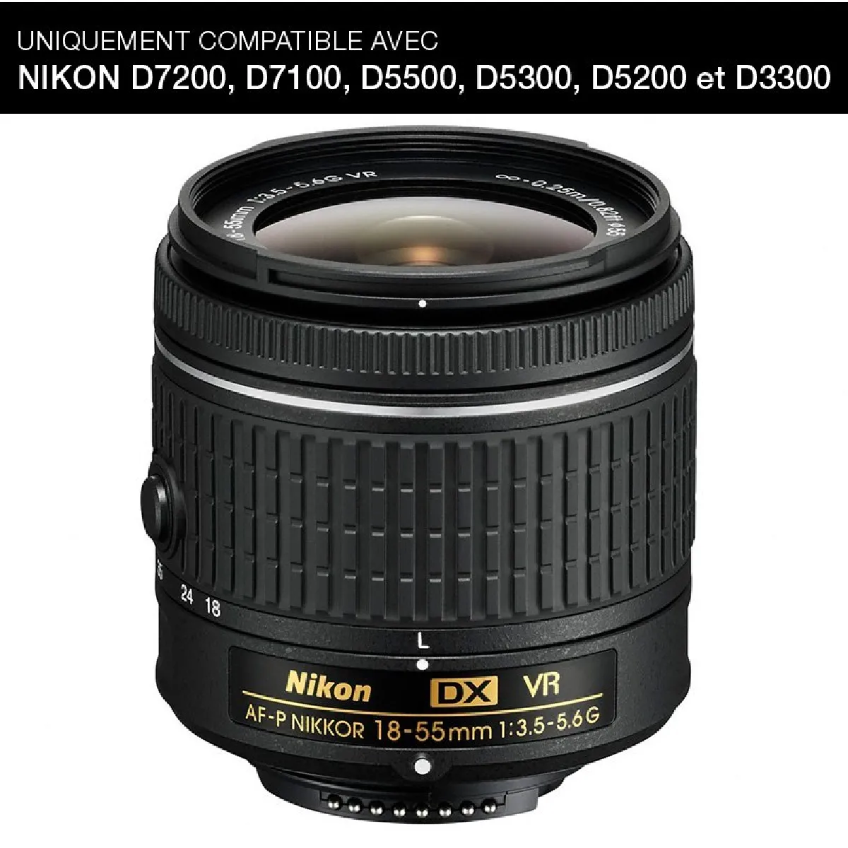 Nikon AF P DX NIKKOR 18 55 mm f3.5 5.6G VR