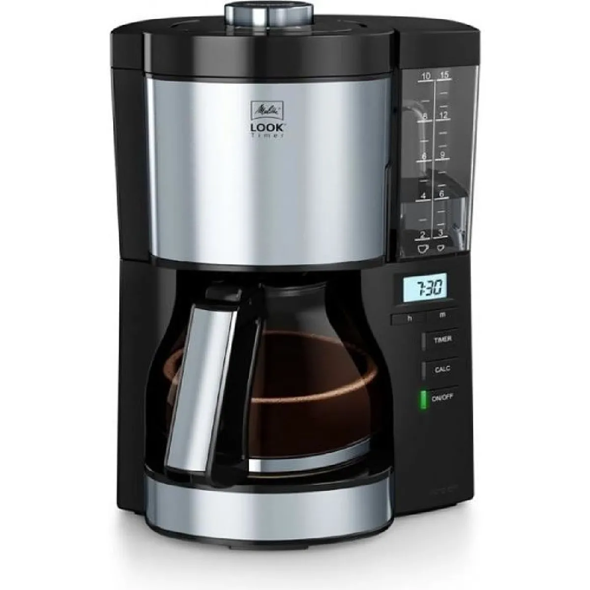Melitta Noir Look V Timer 1025-08 /Acier Brossé - Image 3