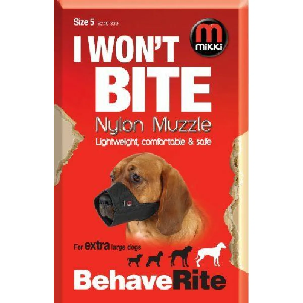 Comparer les prix de Mikki Muselière de dressage pour chien Taille 5