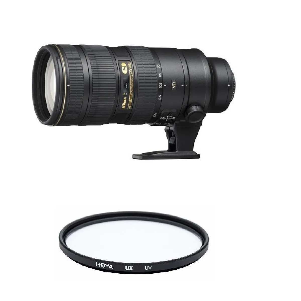 Nikon AF 70 200mm F2.8G ED VR II + HOYA UV