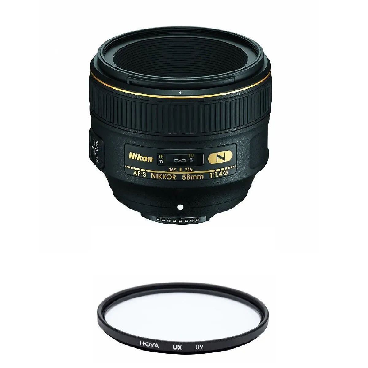 Nikon AF 58mm f1.4G - vue 3