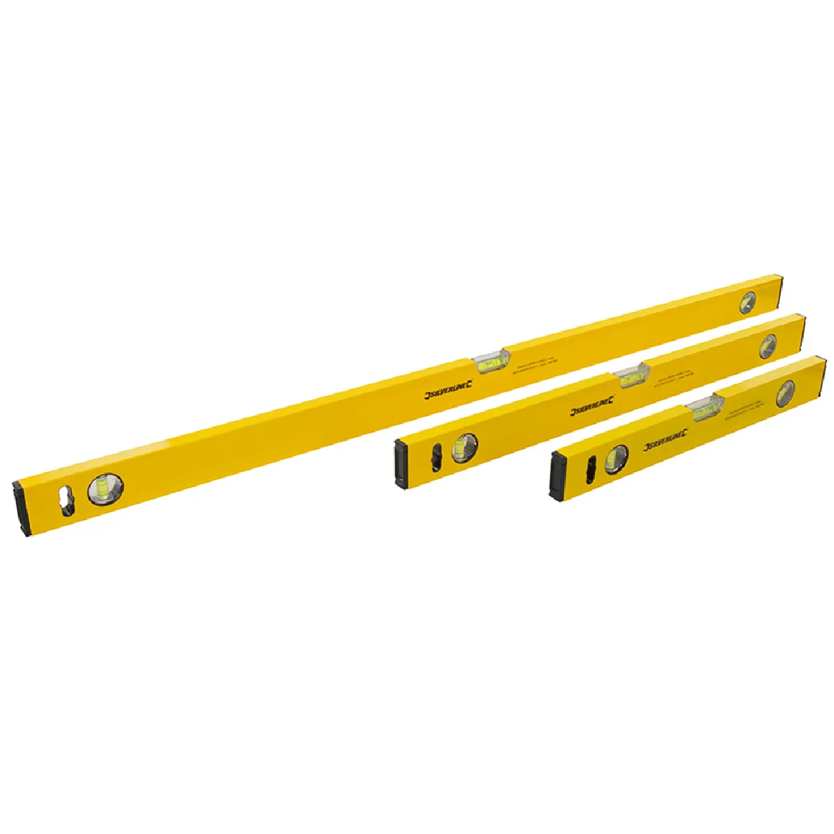 SILVERLINE Jeu de 3 niveaux à bulle de maçon - vue 2