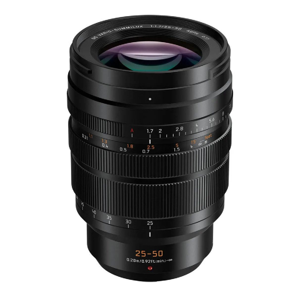 Objectif Zoom Panasonic Leica DG Vario-Summilux 25-50mm F1.7 – Monture Micro 4/3 - vue 3