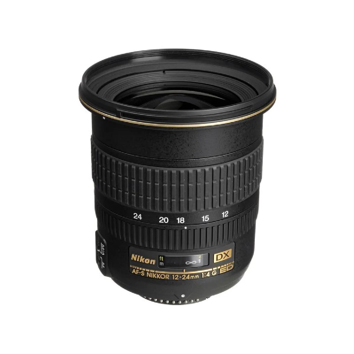 Nikon Zoom Nikkor Objectif zoom grand angle 12 mm 24 mm f4.0 G ED IF AF DX Nikon AF pour Nikon D1 D100 D1H D1X D200 D2H D2X D2Xs D50 D70 D70s D7100 D80 - vue 2