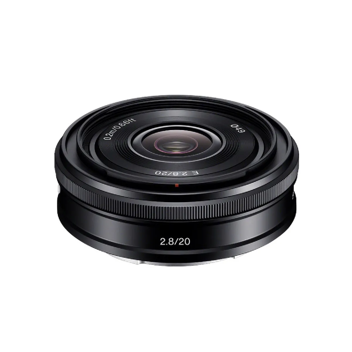 Objectif Grand Angle Sony E 20mm F/2.8 Pancake – Compact, Ouverture F2.8