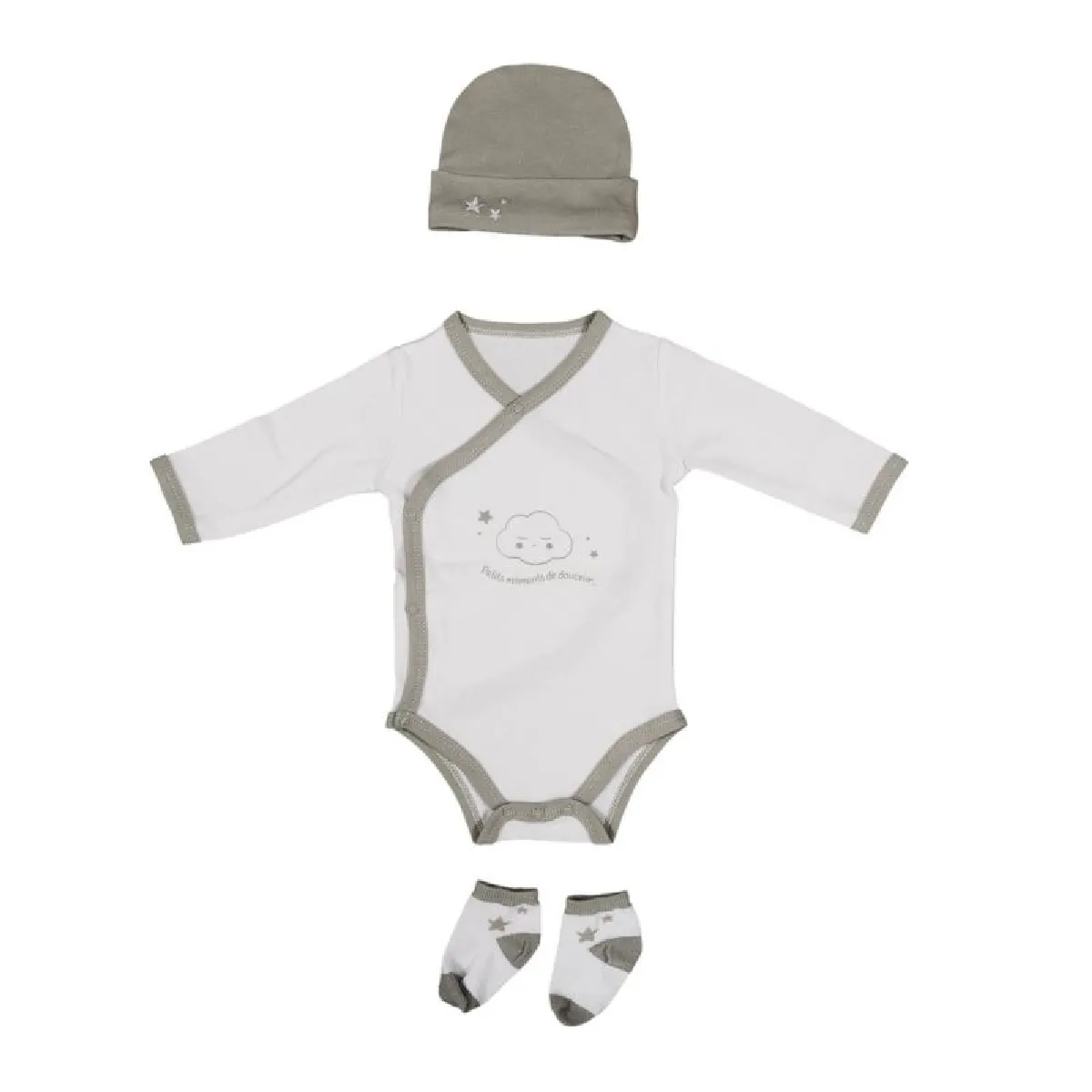 Coffret Naissance Bébé Taupe Coffret Naissance Bébé Taupe