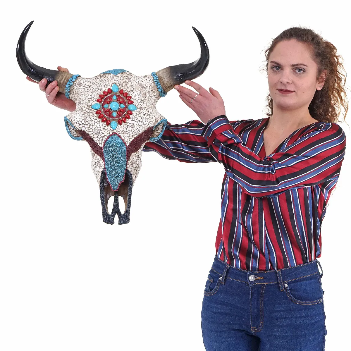 Mendler Crâne Taureau Mosaïque