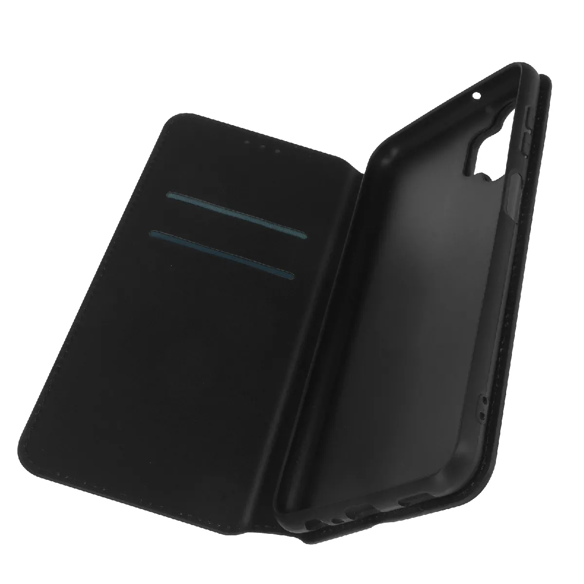 Avizar Noir Housse Pour Samsung Galaxy A13 5G Clapet Porte-Cartes Support Vidéo