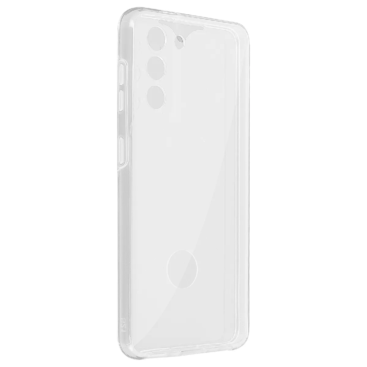 Avizar Coque Galaxy S21 Plus Protection Arrière Rigide Et Avant Souple Transparent