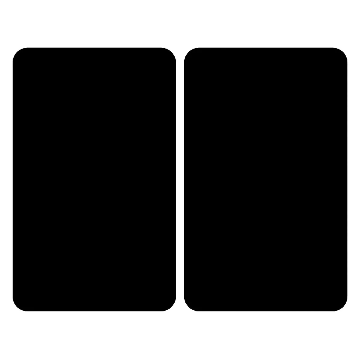 Wenko Noir Couvre-Plaques Universel Colin
