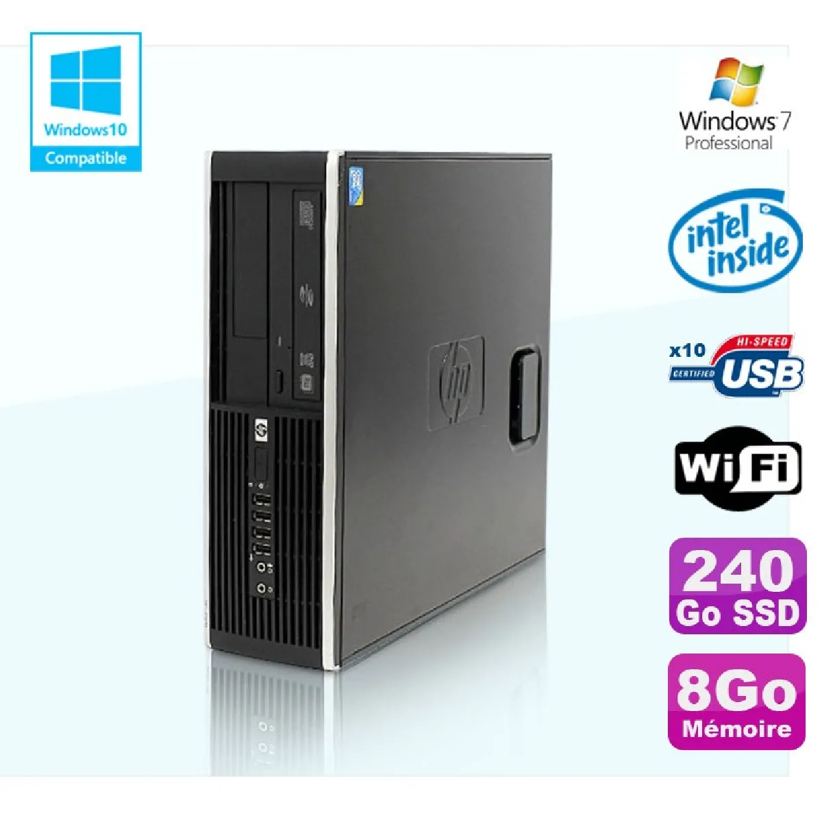 HP Compaq Elite 8100 SFF - vue 6