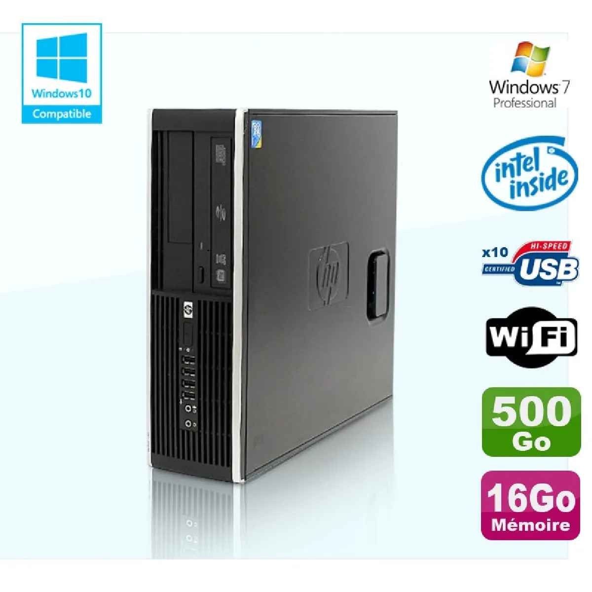HP Compaq Elite 8100 SFF - vue 2