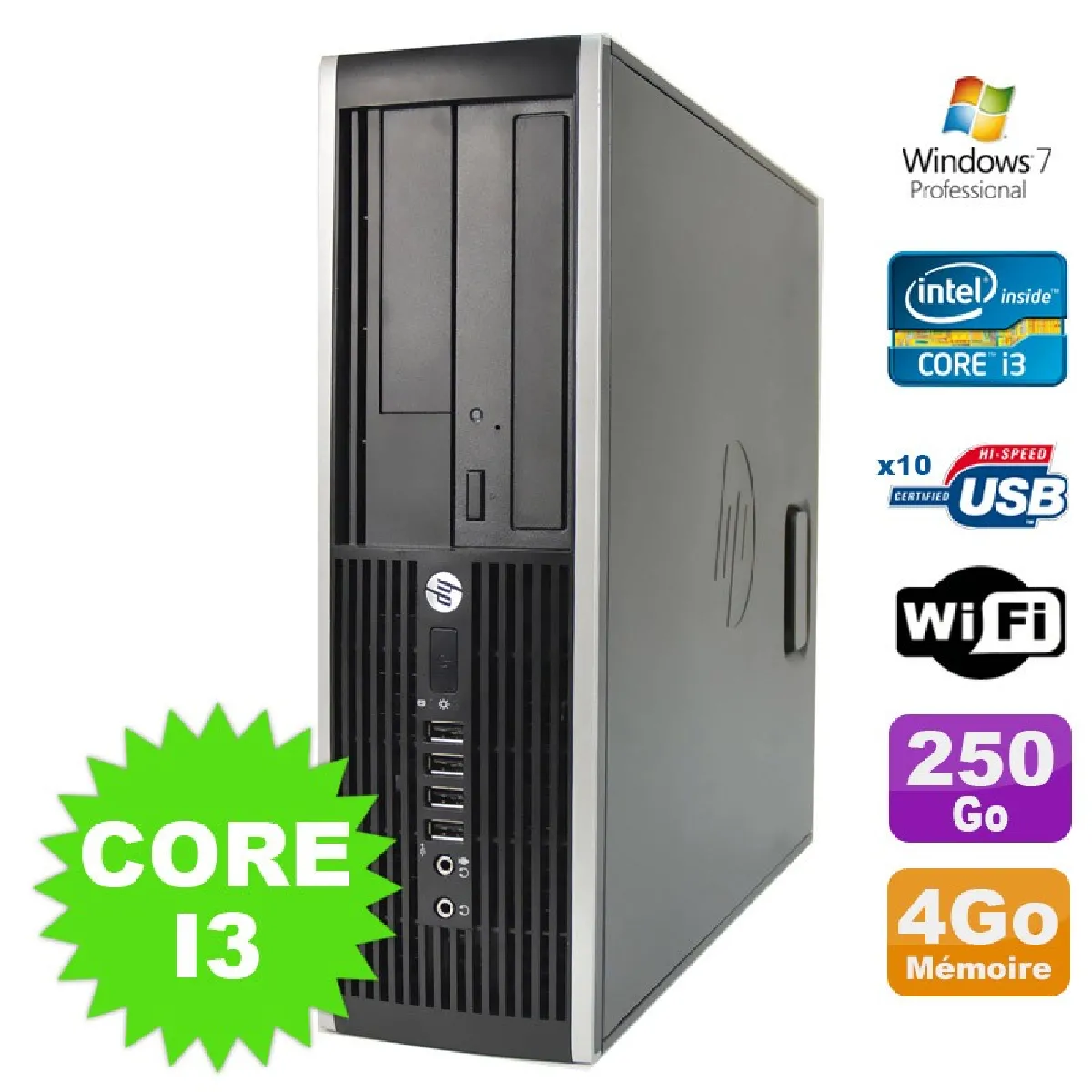 HP Compaq Elite 8100 SFF - vue 9