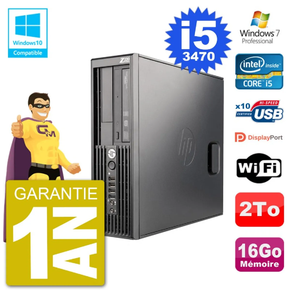 HP WorkStation Z220 SFF - vue 10