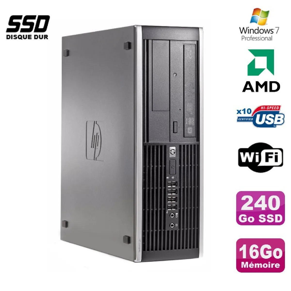 HP Compaq 6005 Pro SFF - vue 2