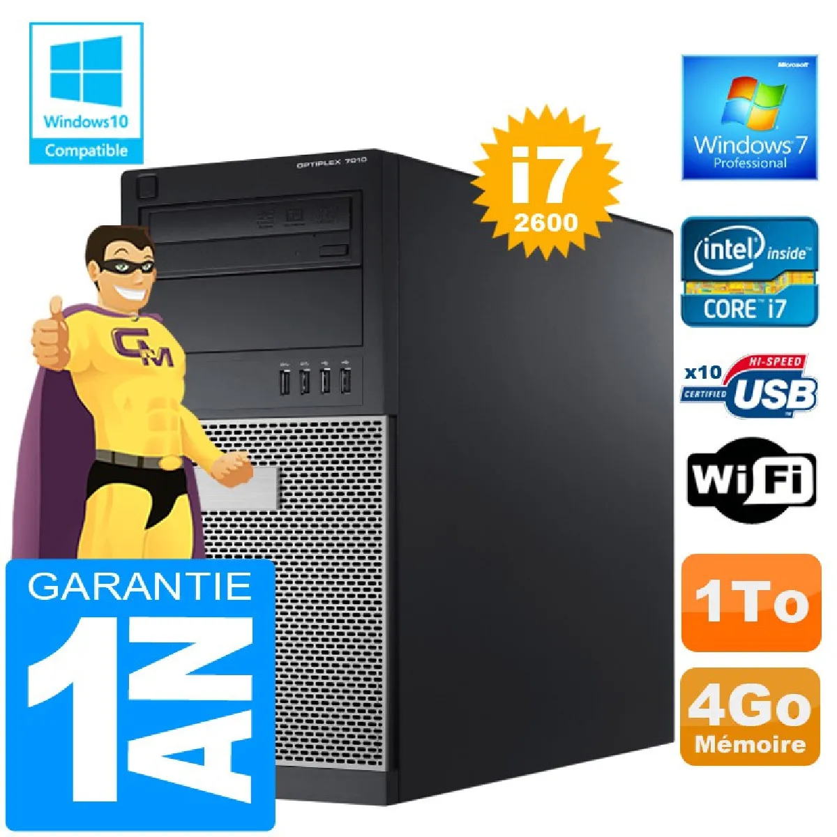 Dell 7010 Tour - vue 3