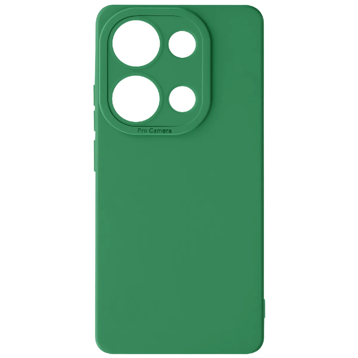 Avizar Vert Coque Pour Xiaomi Redmi Note 13 Pro 4G Silicone Mat Protection Caméra