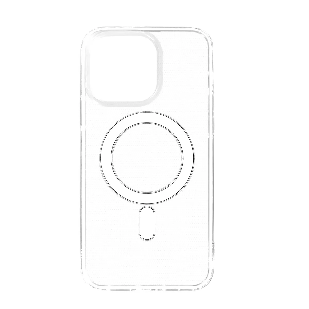 Avizar Coque Iphone 14 Pro Max Bi-Matière Antichoc Compatible Magsafe Transparent