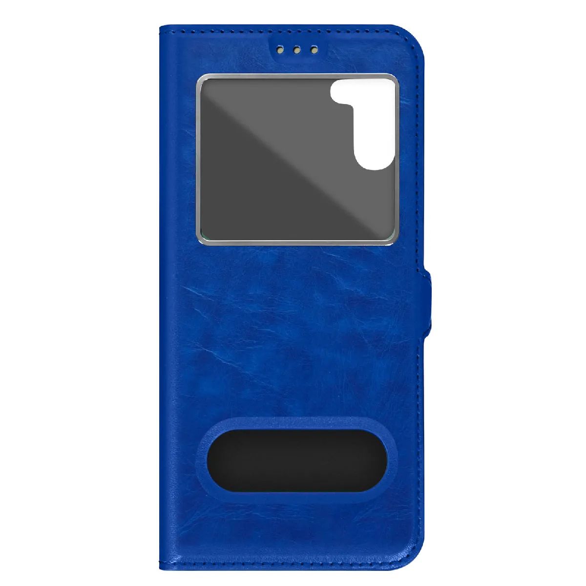 Avizar Bleu Étui Pour Samsung Galaxy A14 4G Et 5G Fenêtre Support Vidéo - Neuf - Image 3
