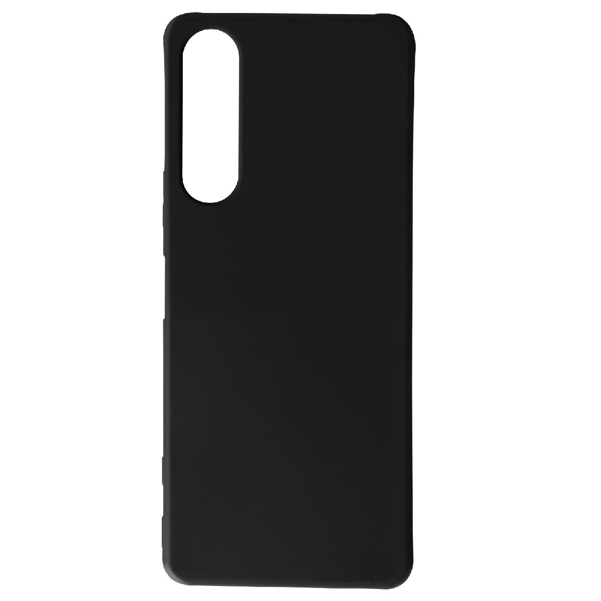 Avizar Noir Coque Pour Sony Xperia 5 Iv Résistante Silicone Gel Souple Flexible Légère