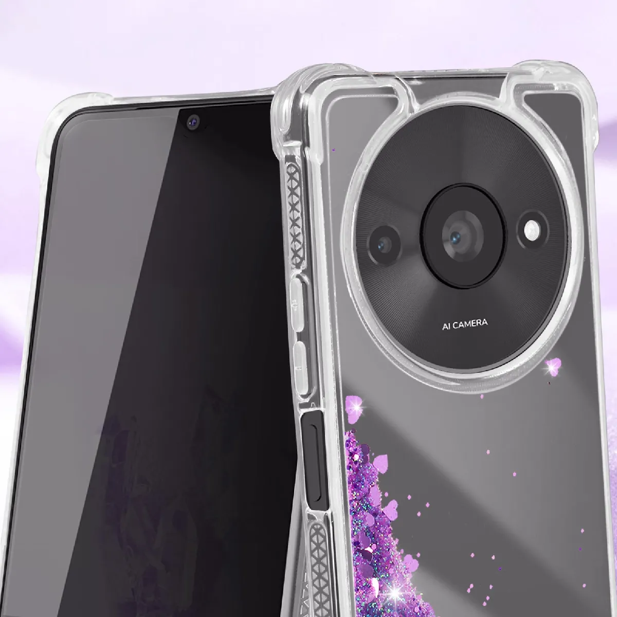 Coque Ultra-mince LENGRACE Pour Xiaomi Redmi 9A, TPU Souple Brillant, Protection Antichoc, Découpes Précises, Blanc Miroir