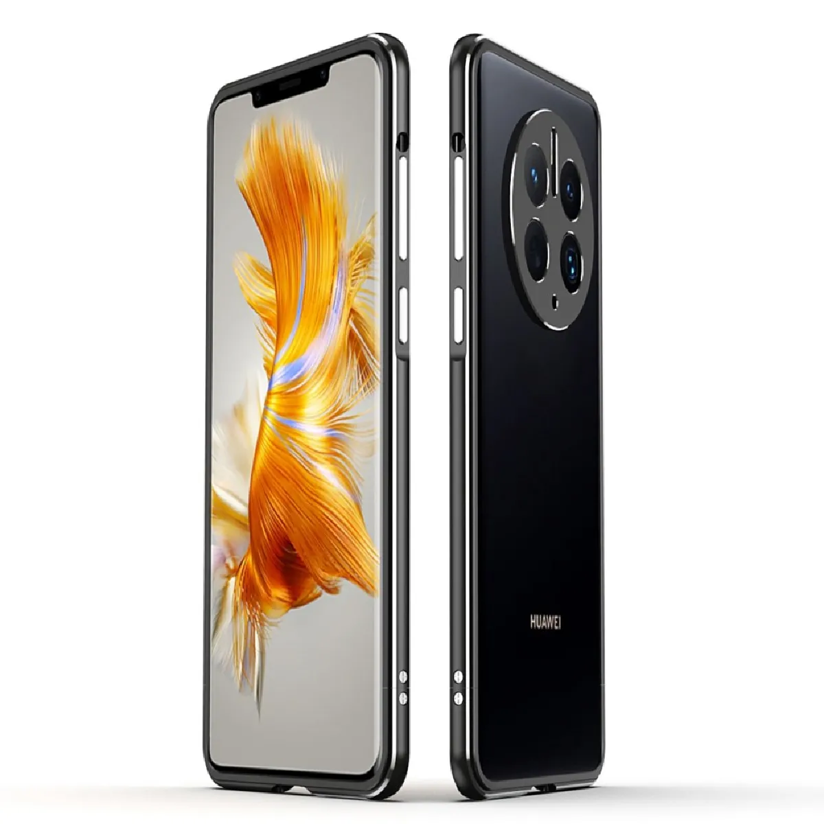 Générique Noir/Argent Coque Bumper Smartphone Huawei - Et