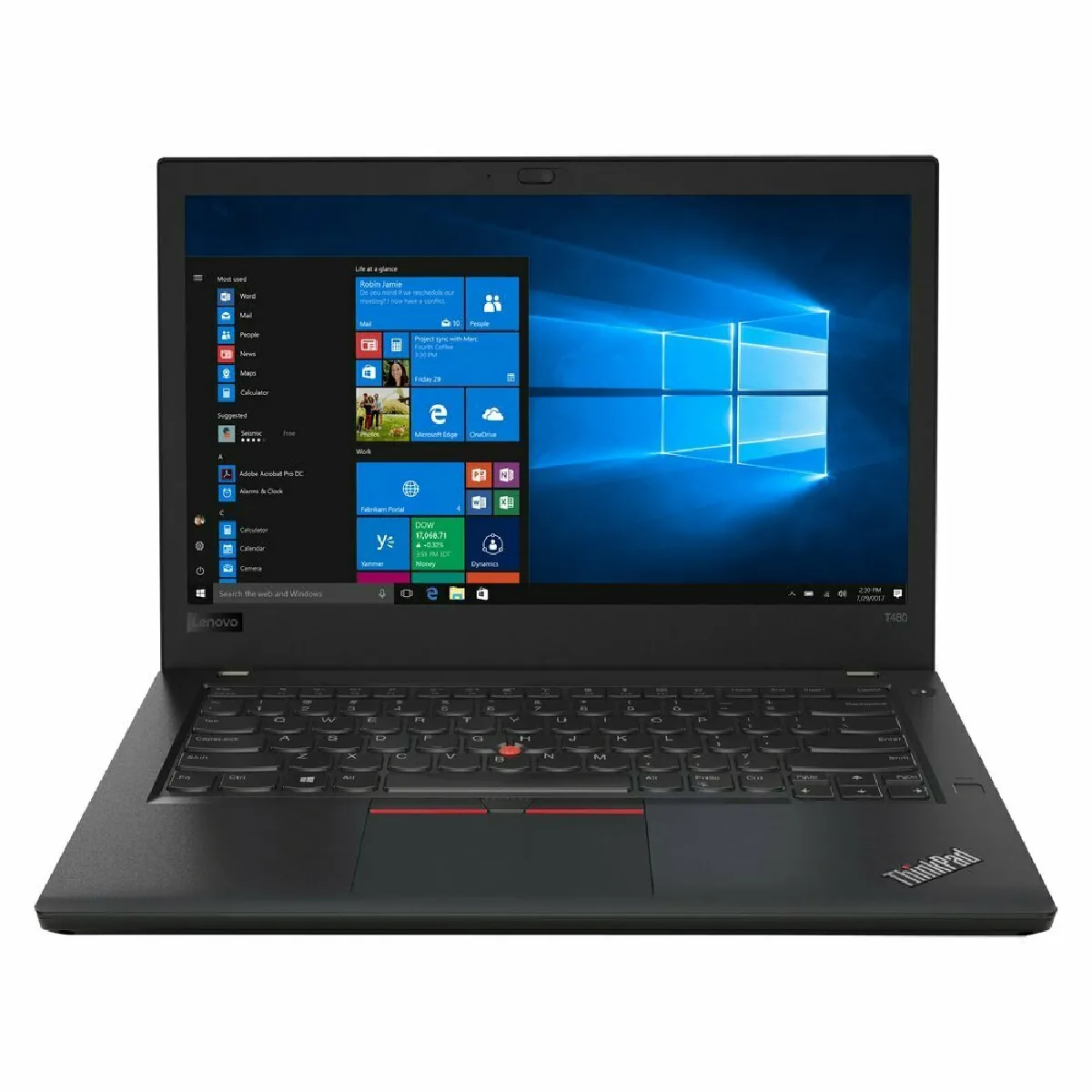 Lenovo ThinkPad T480s - vue 3