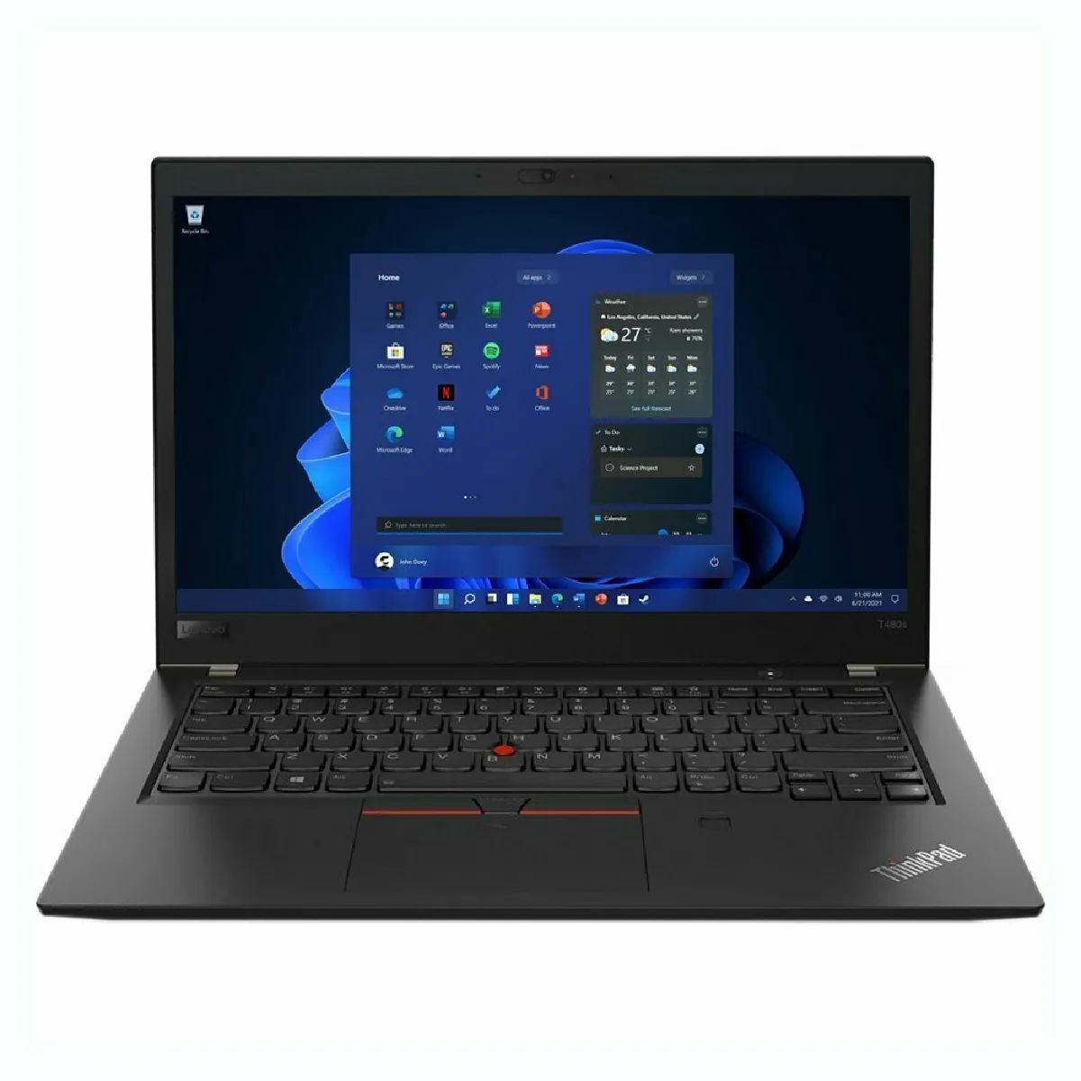 Lenovo ThinkPad T480s - vue 3