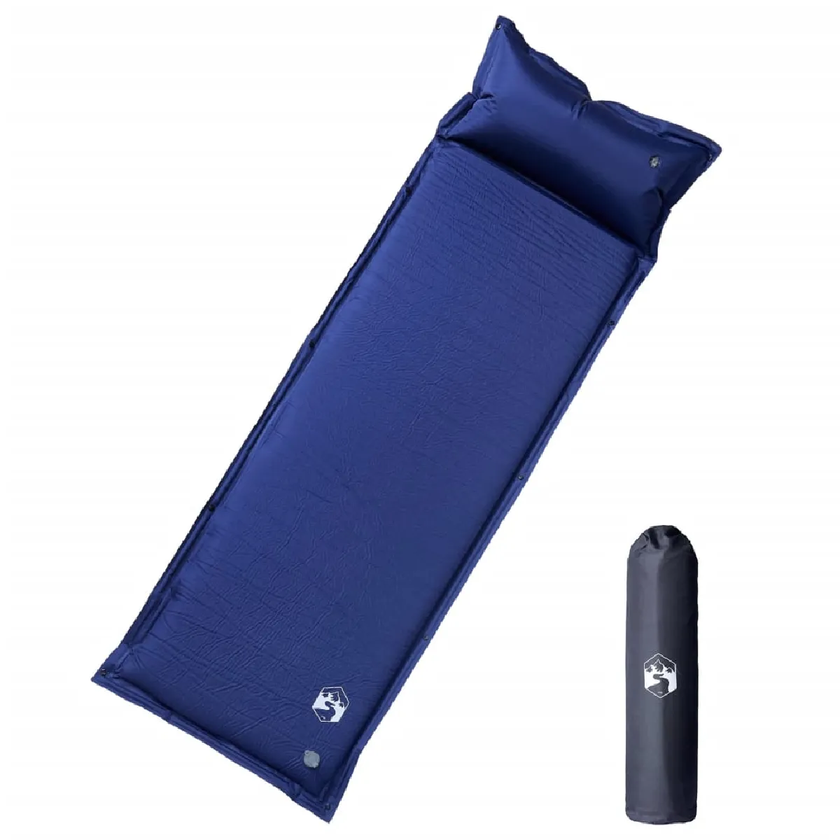 vidaXL Matelas Camping Autogonflant Bleu Marine vidaXL Matelas Camping Autogonflant Bleu Marine