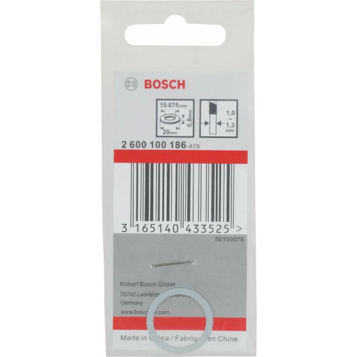 Bosch Bague de réduction 20 mm