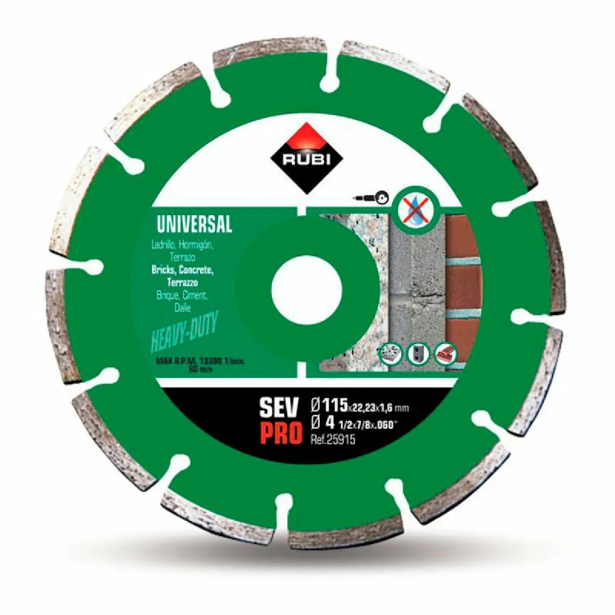 Rubi Disque De Coupe Diamant - 115 Mm