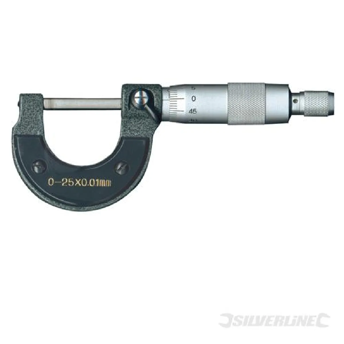 Silverline Micromètre extérieur - 25 mm