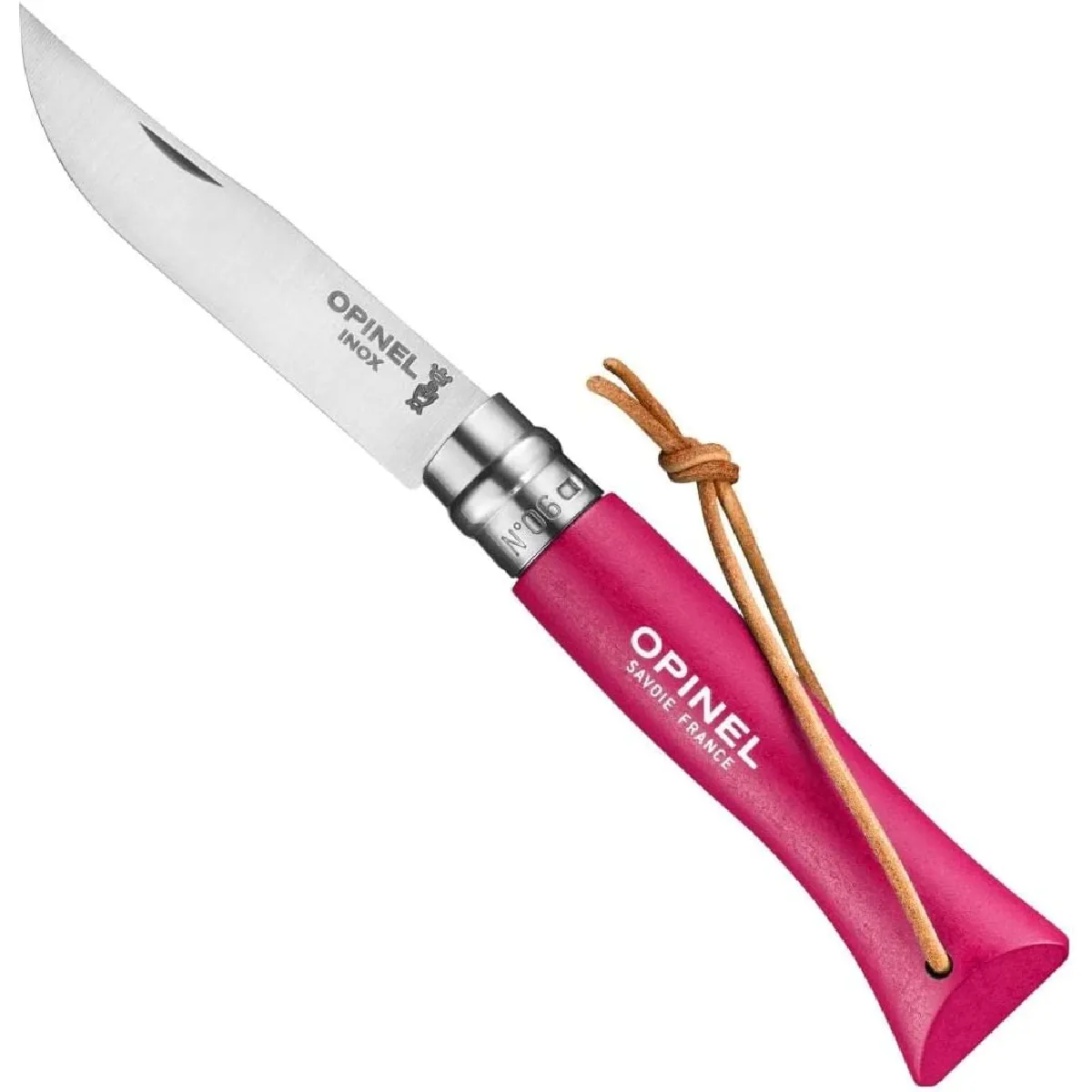 Opinel couteau baroudeur N°6 - Framboise Opinel couteau baroudeur N°6 - Framboise