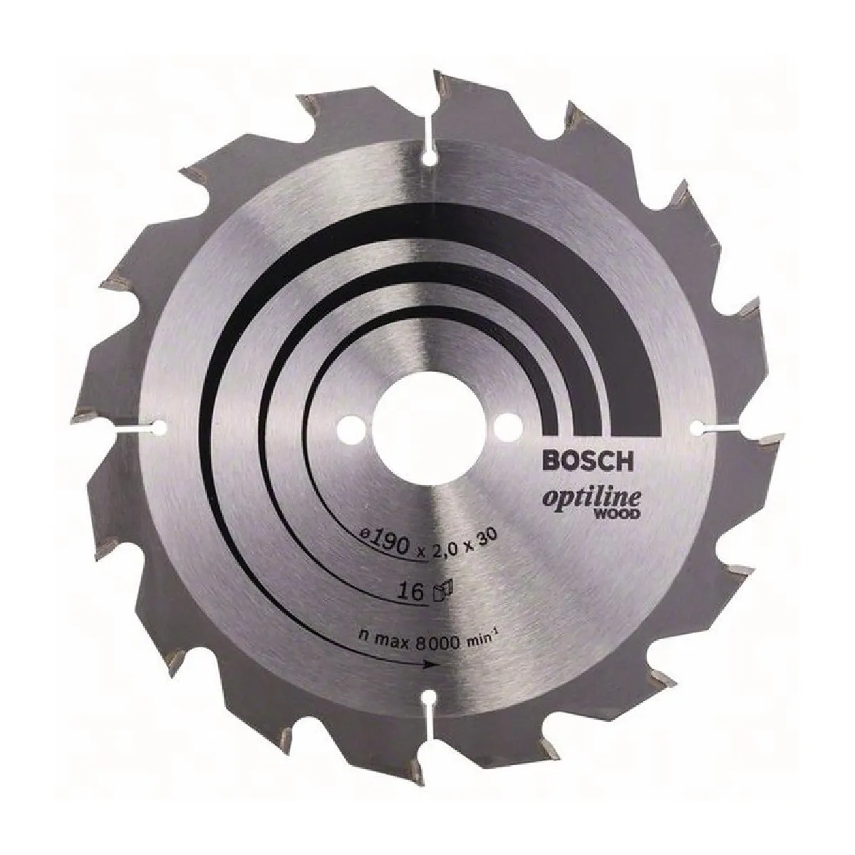 Bosch Lame Scie Circulaire Ø190mm Z16