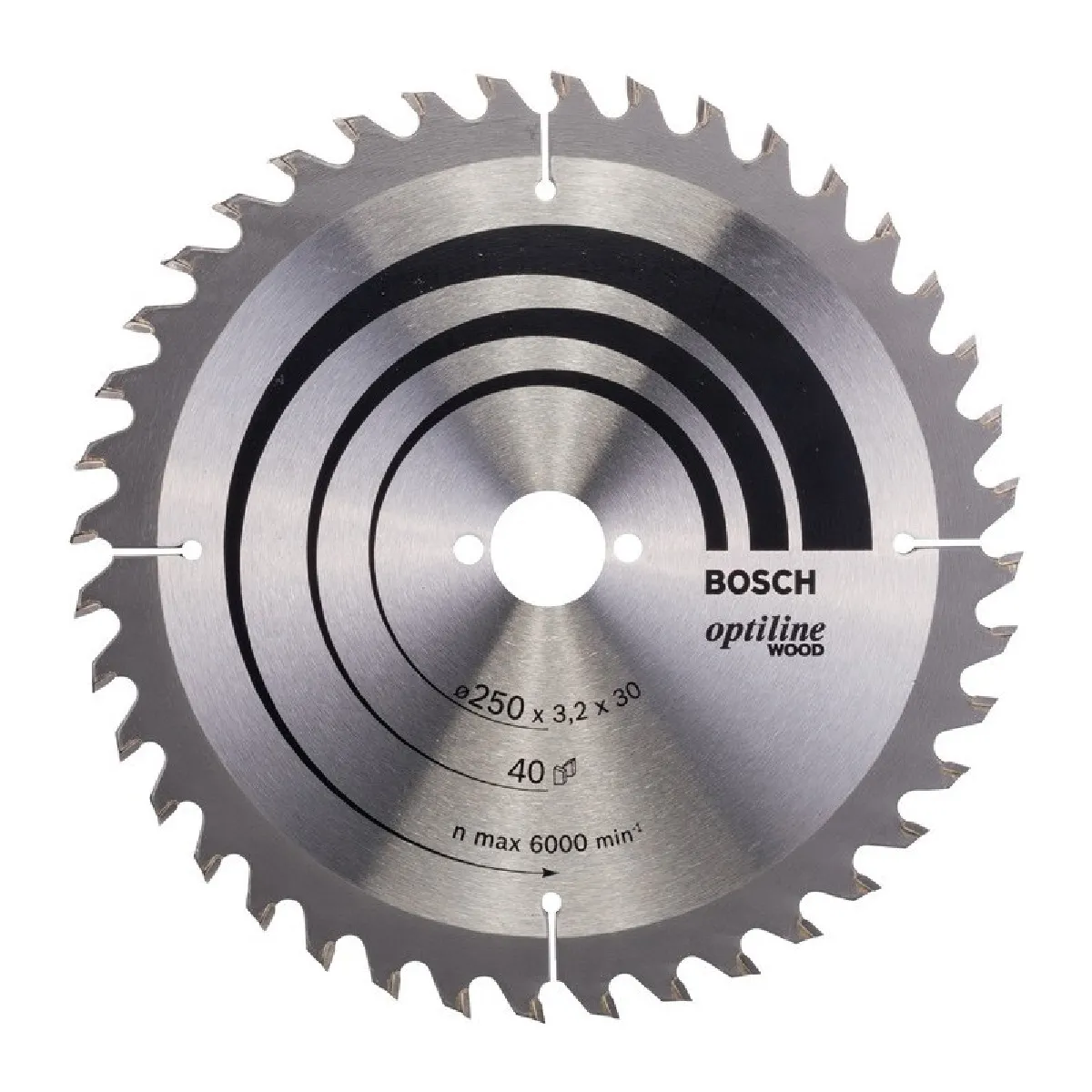 BOSCH Lame scie Optiline Wood 250 mm