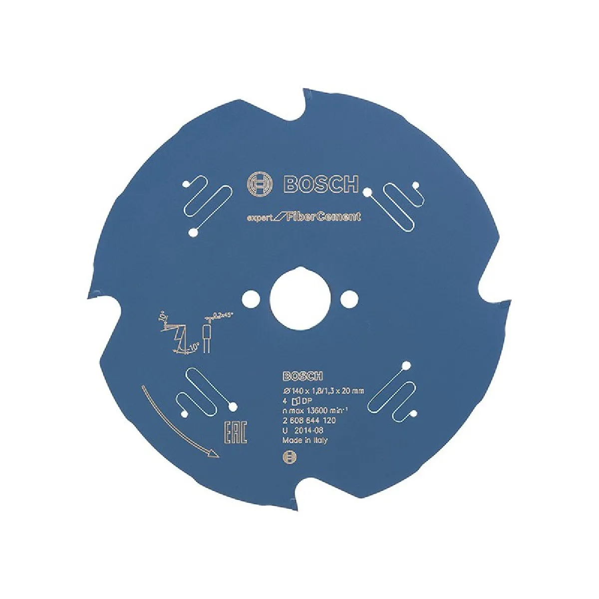 Bosch Lame de Scie Circulaire Expert FC 140x1 8x20mm Z4 TF