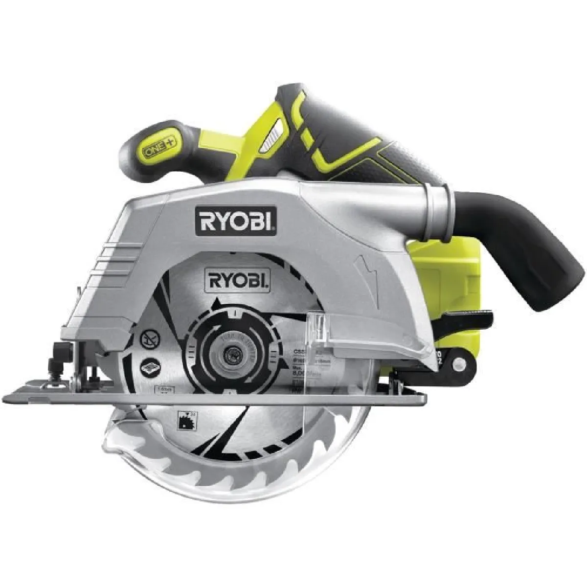 RYOBI Scie circulaire 18V ONE+ diam. 165 mm x 16 mm 4 700 trmin Livrée avec 1 lame 24 dents R18CS 0 - vue 2