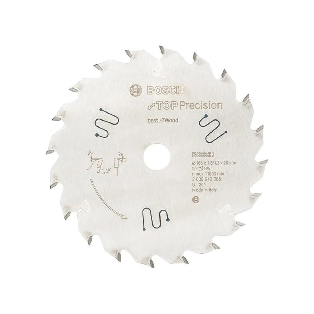 Bosch lame de scie circulaire bois - 165 mm