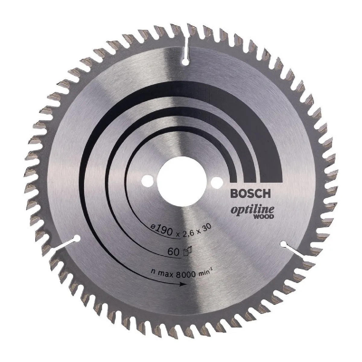 Bosch Lame Scie Circulaire Ø190mm Z60