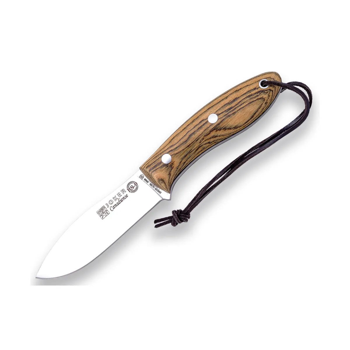Joker couteau fixe de chasse - Bois marron