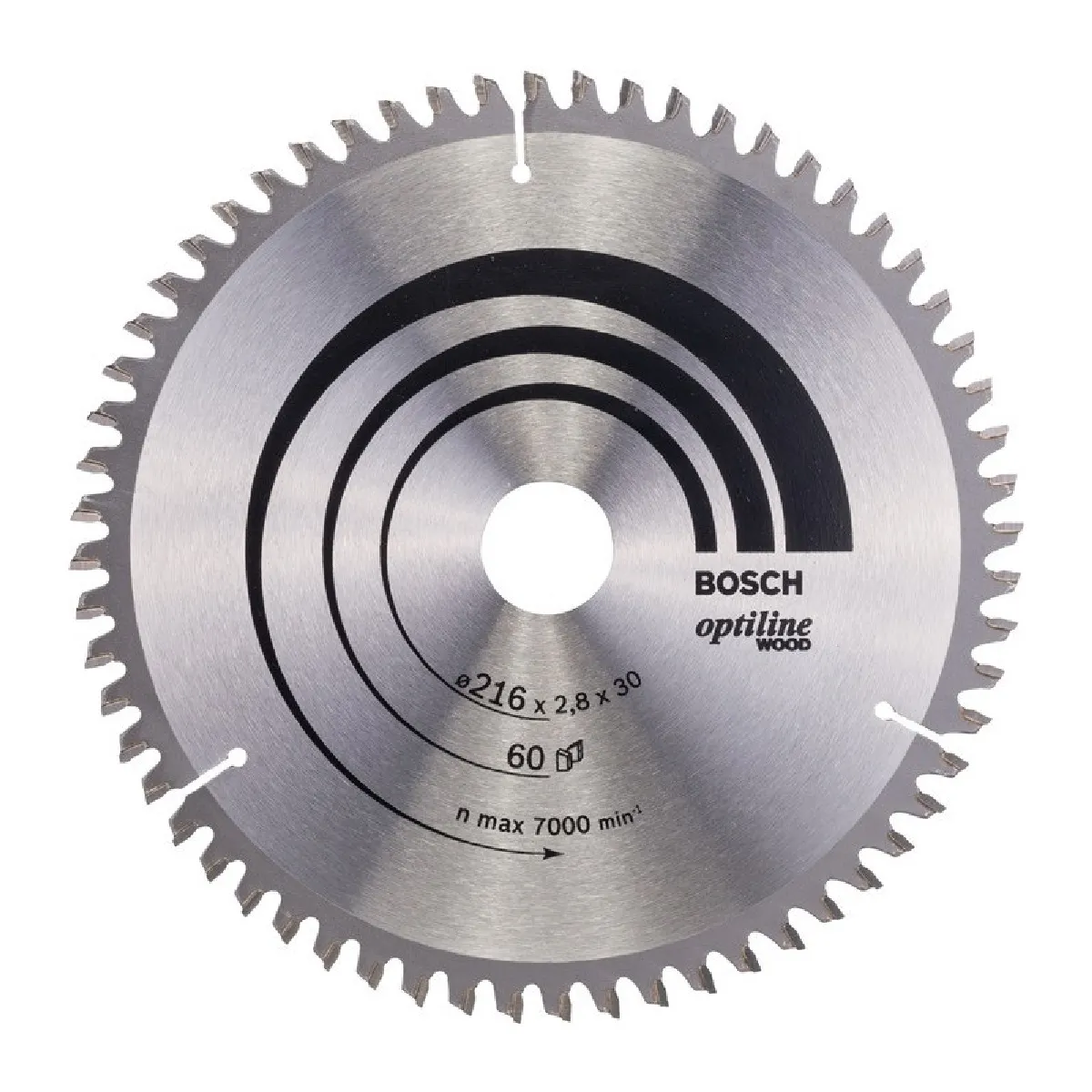 Bosch Lame scie circulaire Ext 216mm Z.60 WZ