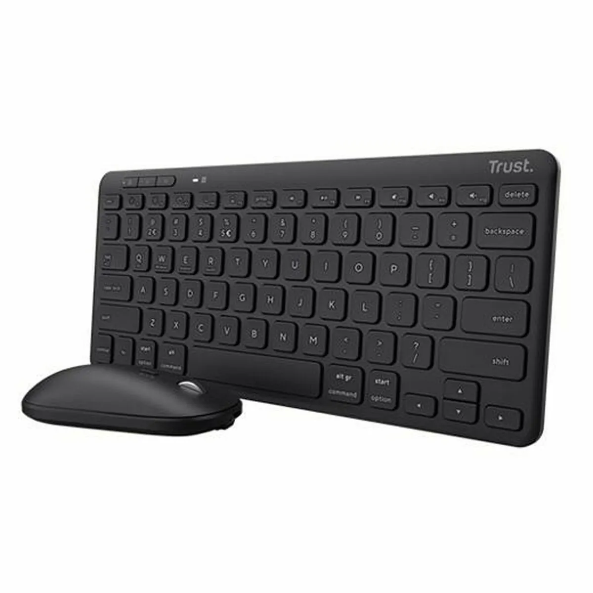 Trust Noir Pack Clavier Souris Sans Fil