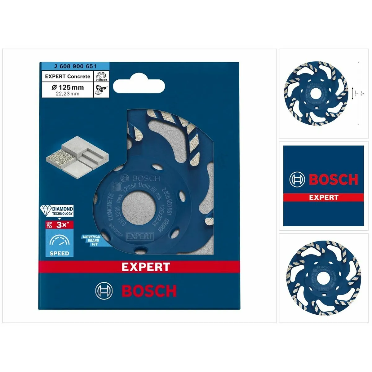 Bosch Meule assiette diamant Expert Concrete