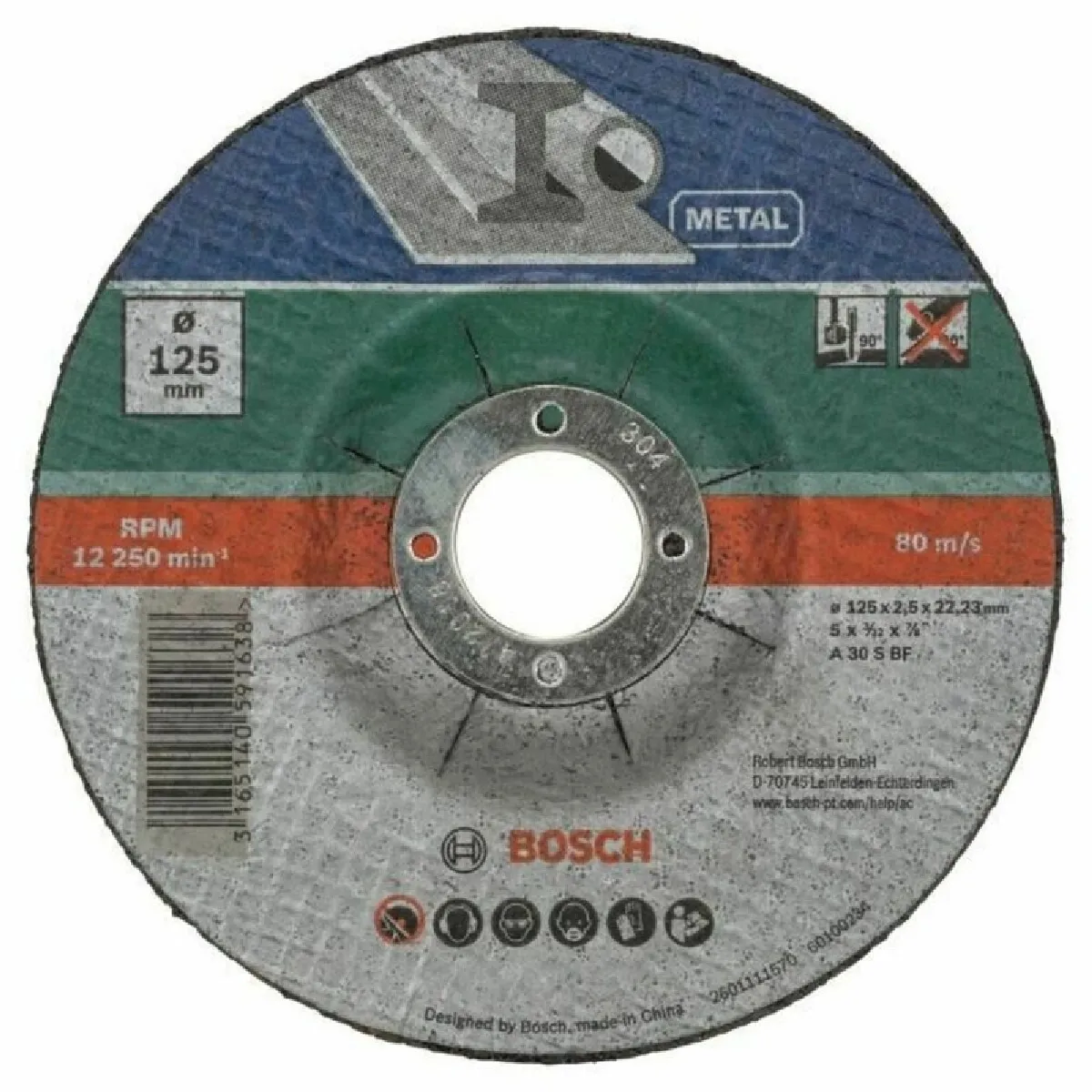 Bosch Disque de Coupe Multicouleur