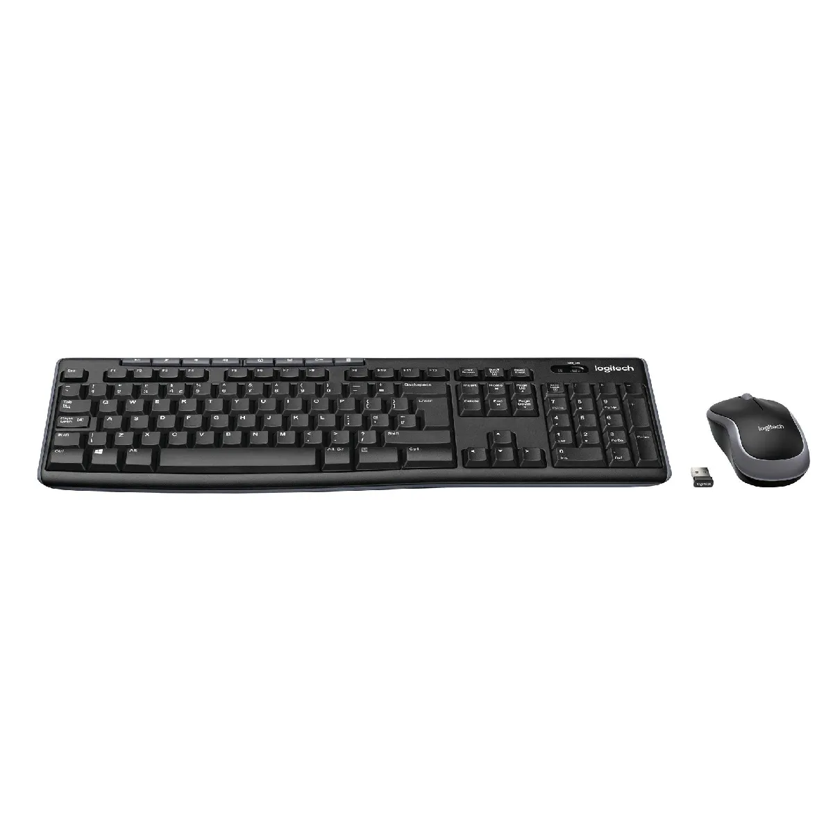Logitech Pack clavier souris sans fil - Noir