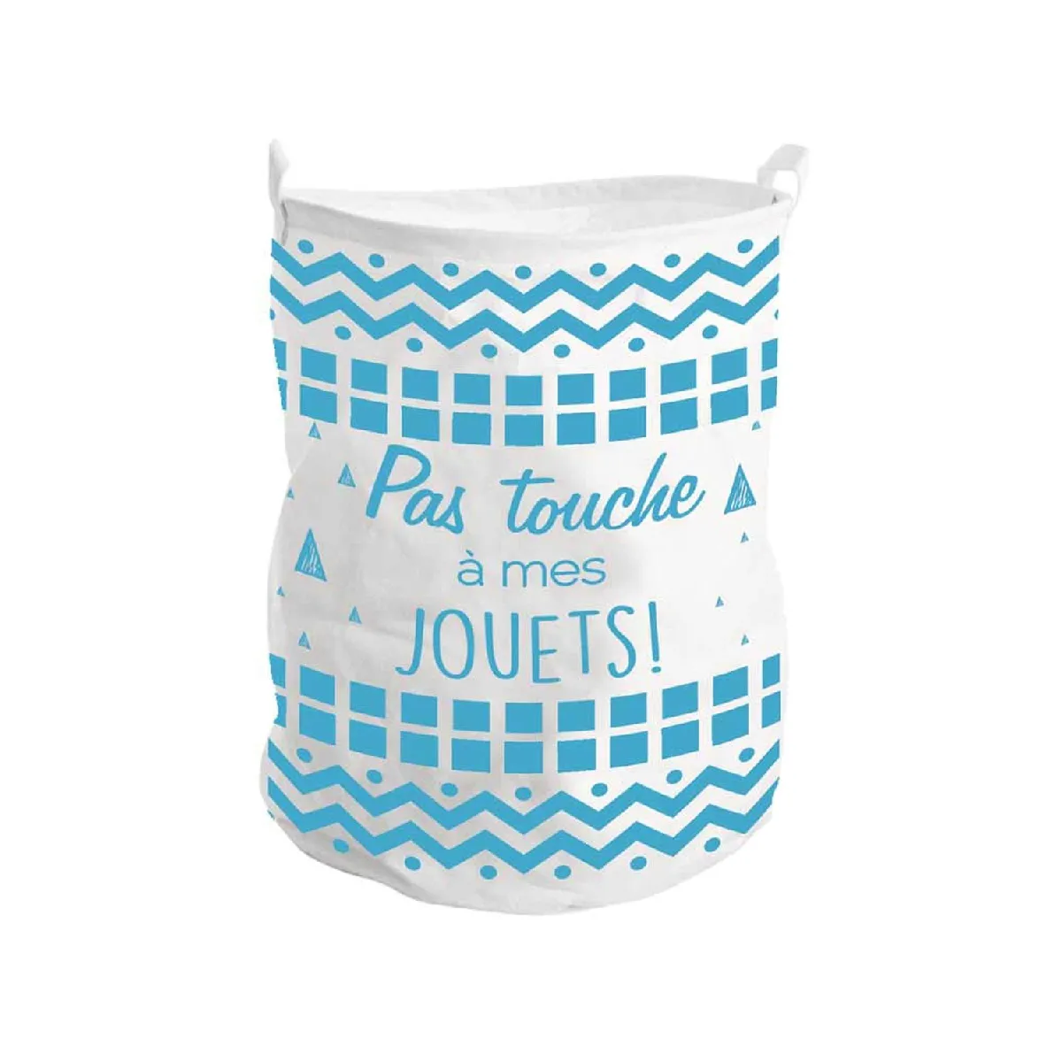 Générique Blanc Sud Trading - Panier À Linge "Pas Touche À Mes Jouets" - 40 X 50Cm - Image 3