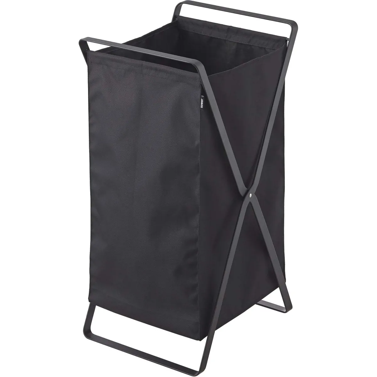 Yamazaki Noir Panier À Linge Pliable
