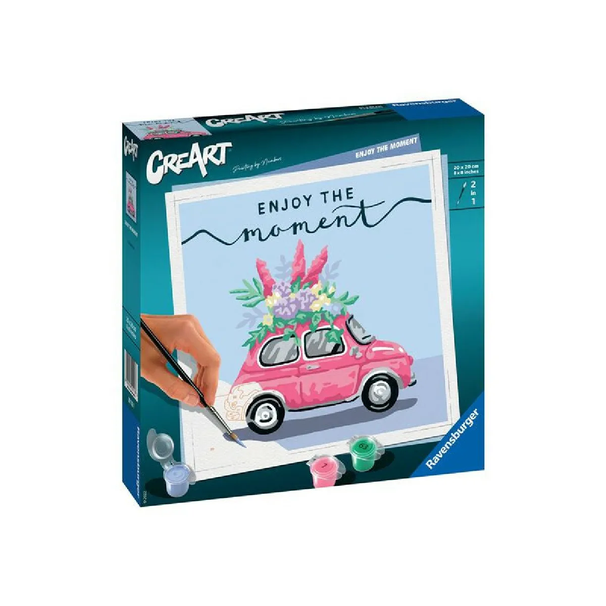 CreArt Peinture au numéro : Carré Take it easy Ravensburger Jeux France - vue 10