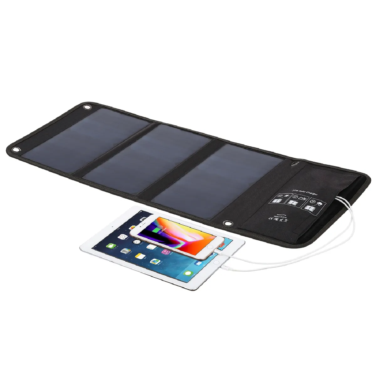 Yonis Chargeur Solaire Pliable Usb