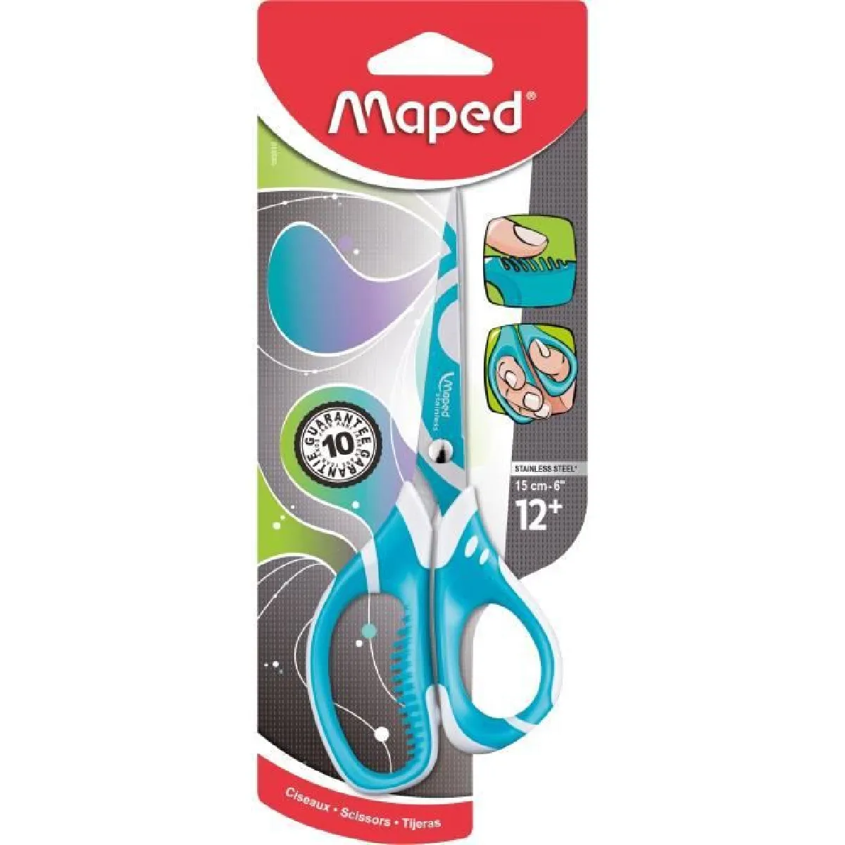 MAPED Ciseaux Zenoa fit 15 cm